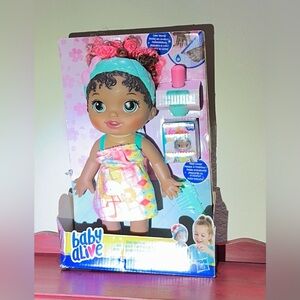 Baby Alive Glam Spa Baby Doll with Colorful Dress